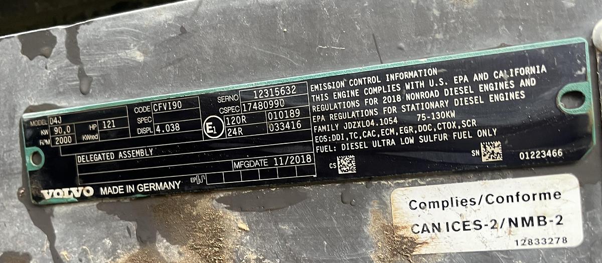 Used 2019 Volvo ECR145EL