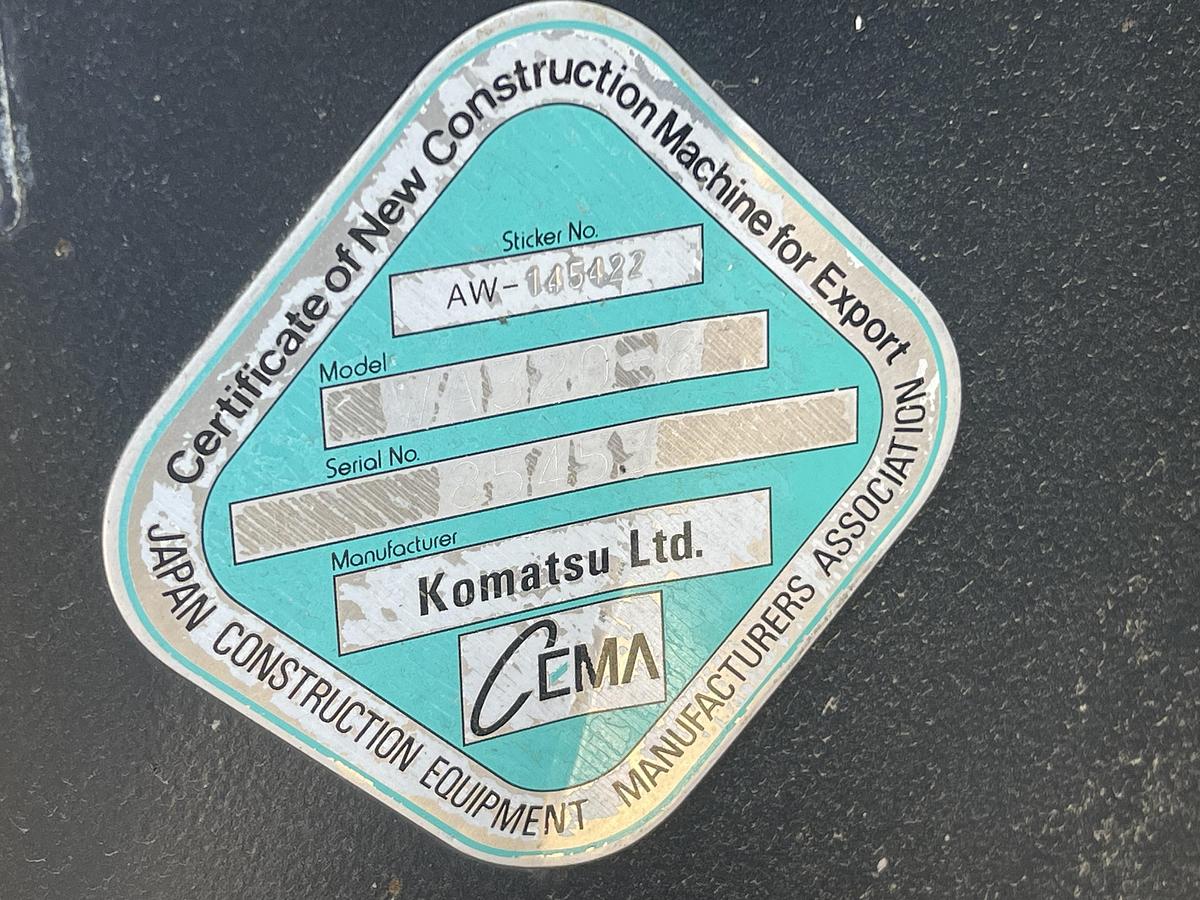 Used 2018 Komatsu WA320-8