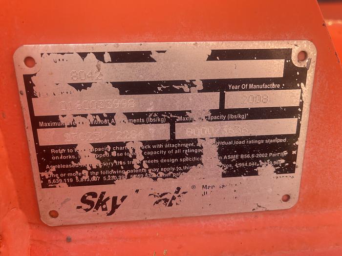 Used 2008 SkyTrak 8042