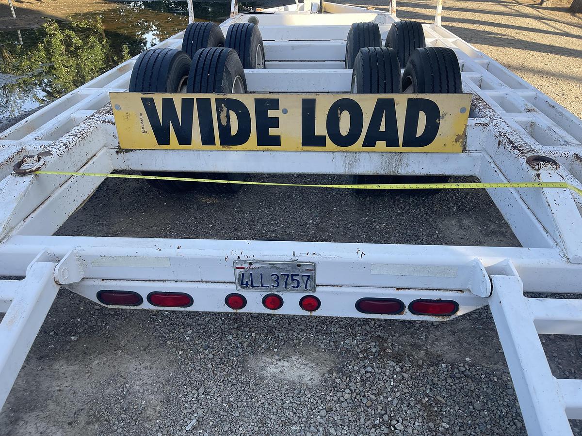 Used 2010 Heavy Duty AG Implement Trailer 20 Ton