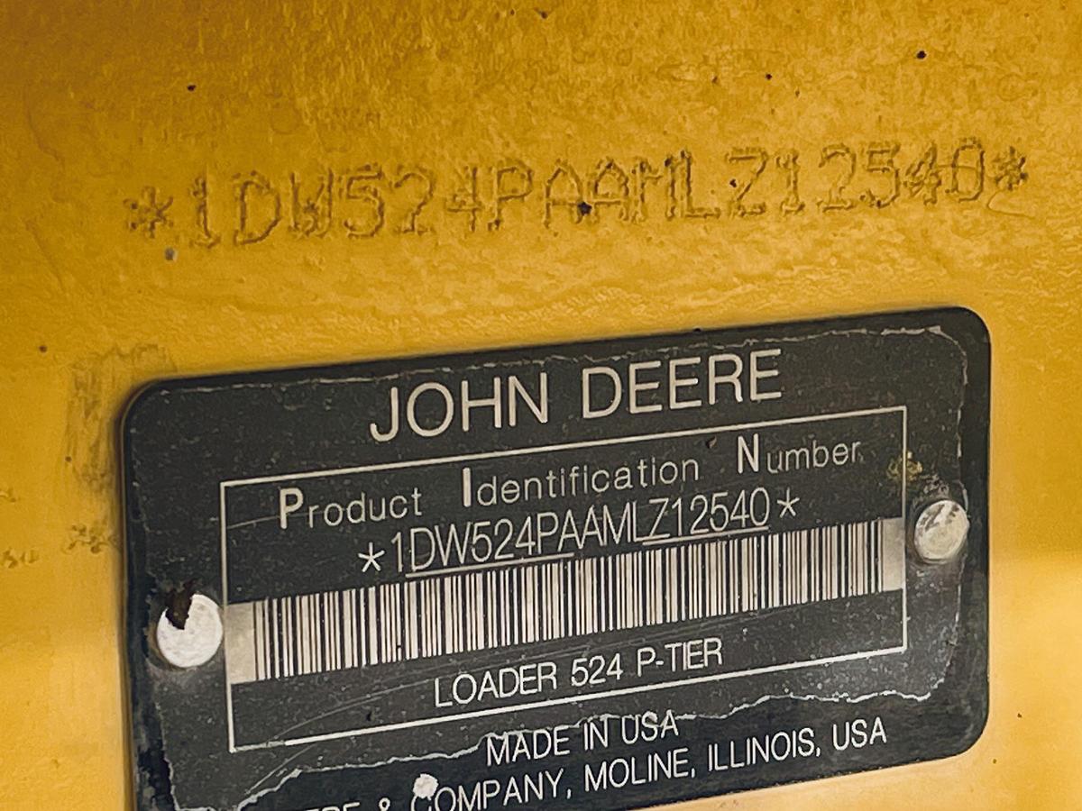 Used 2021 John Deere 524P