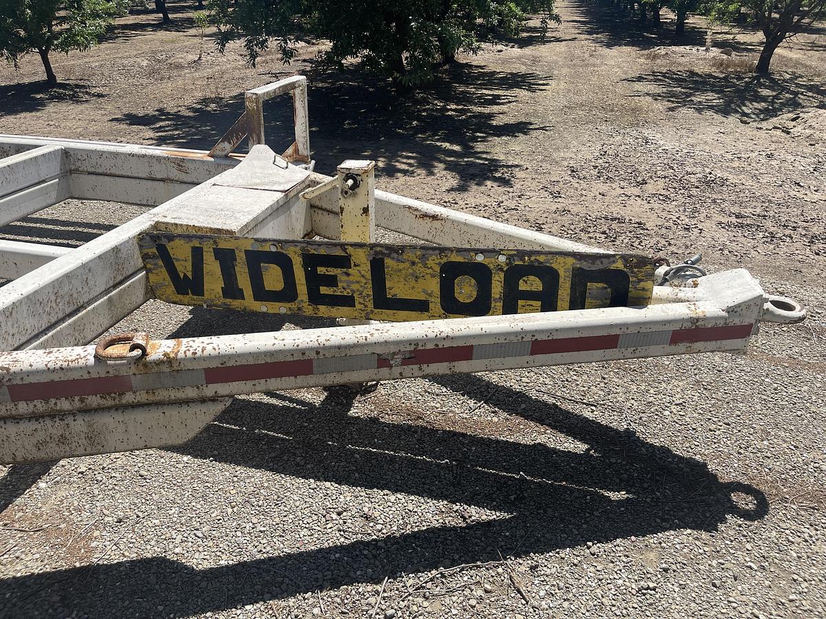 Used 2010 Heavy Duty AG Implement Trailer 20 Ton