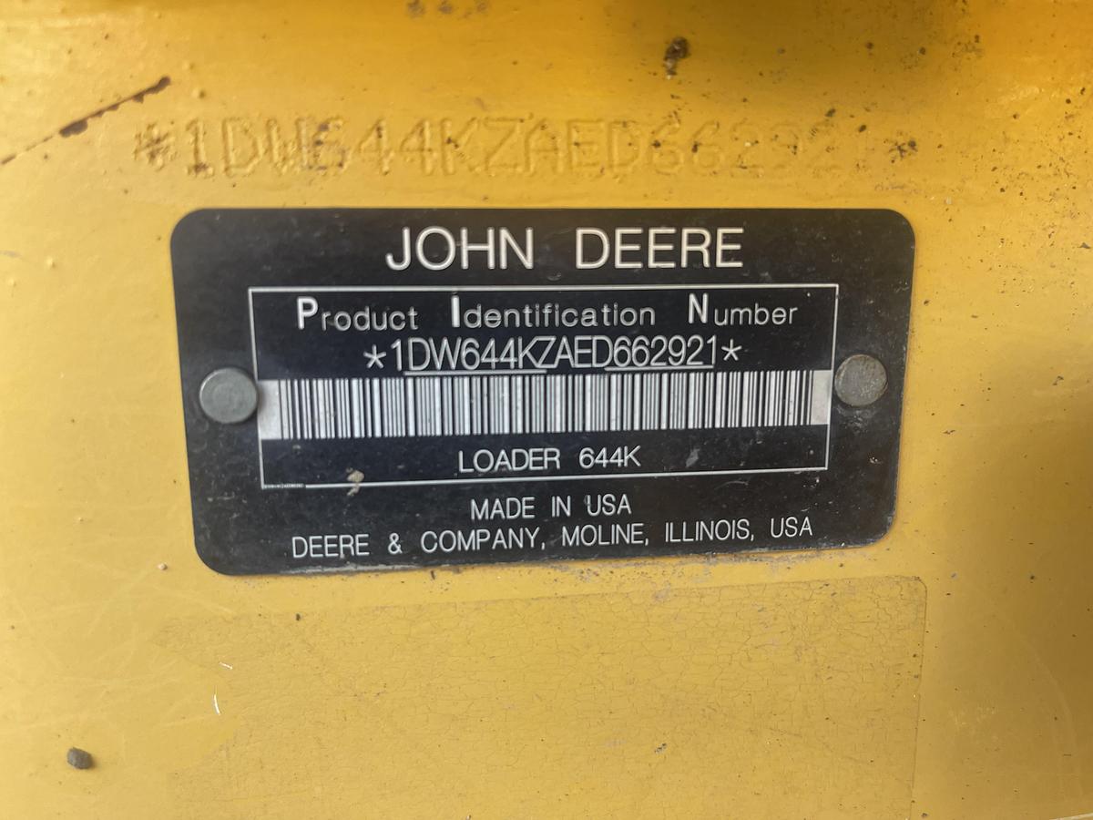 Used 2014 John Deere 644K