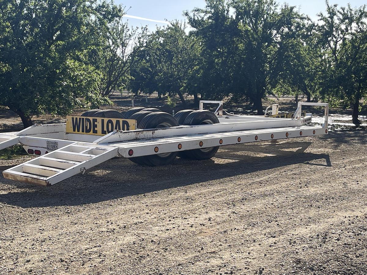 Used 2010 Heavy Duty AG Implement Trailer 20 Ton