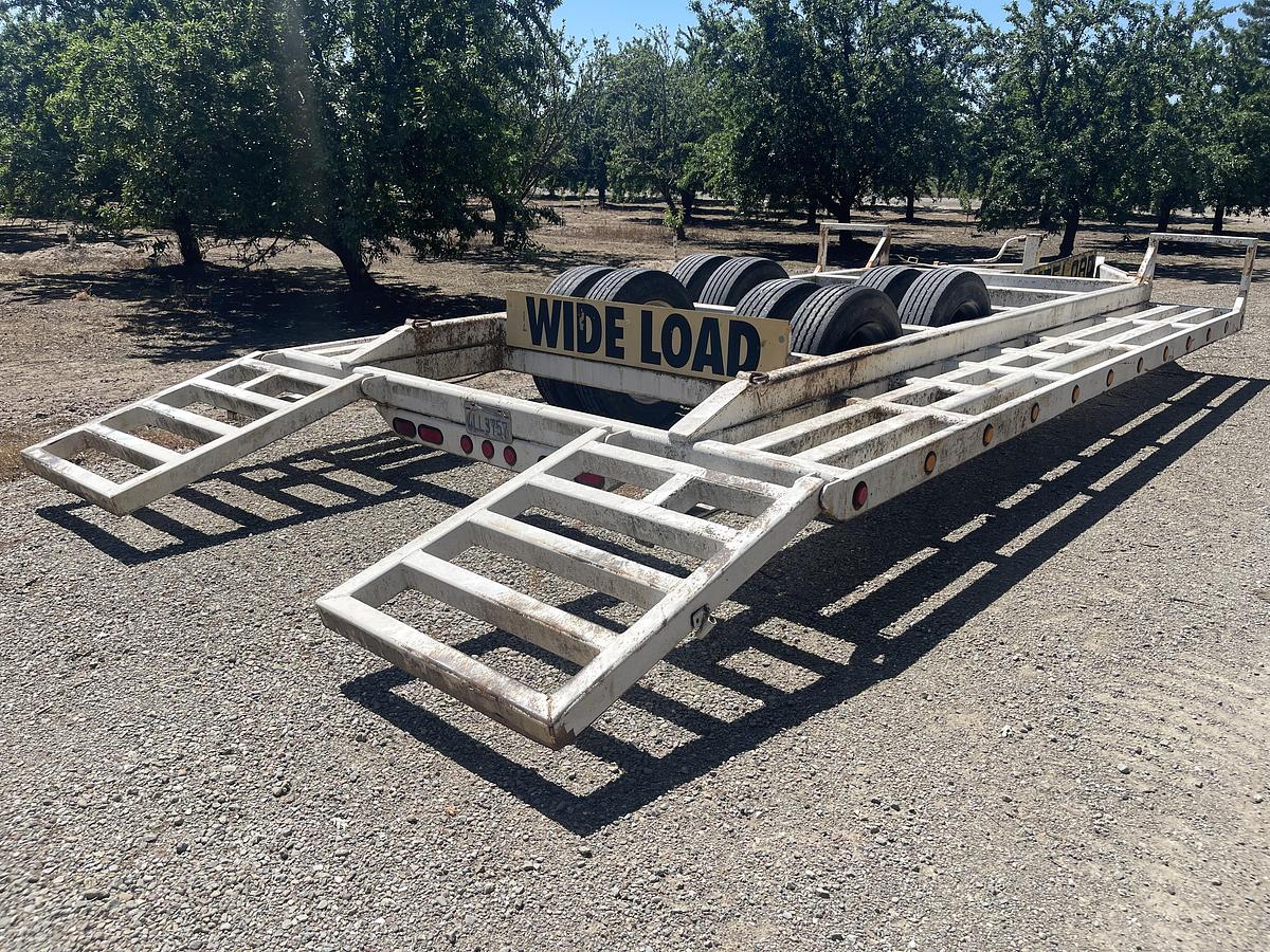 Used 2010 Heavy Duty AG Implement Trailer 20 Ton