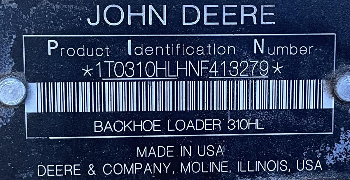 Used 2023 John Deere 310SL HL