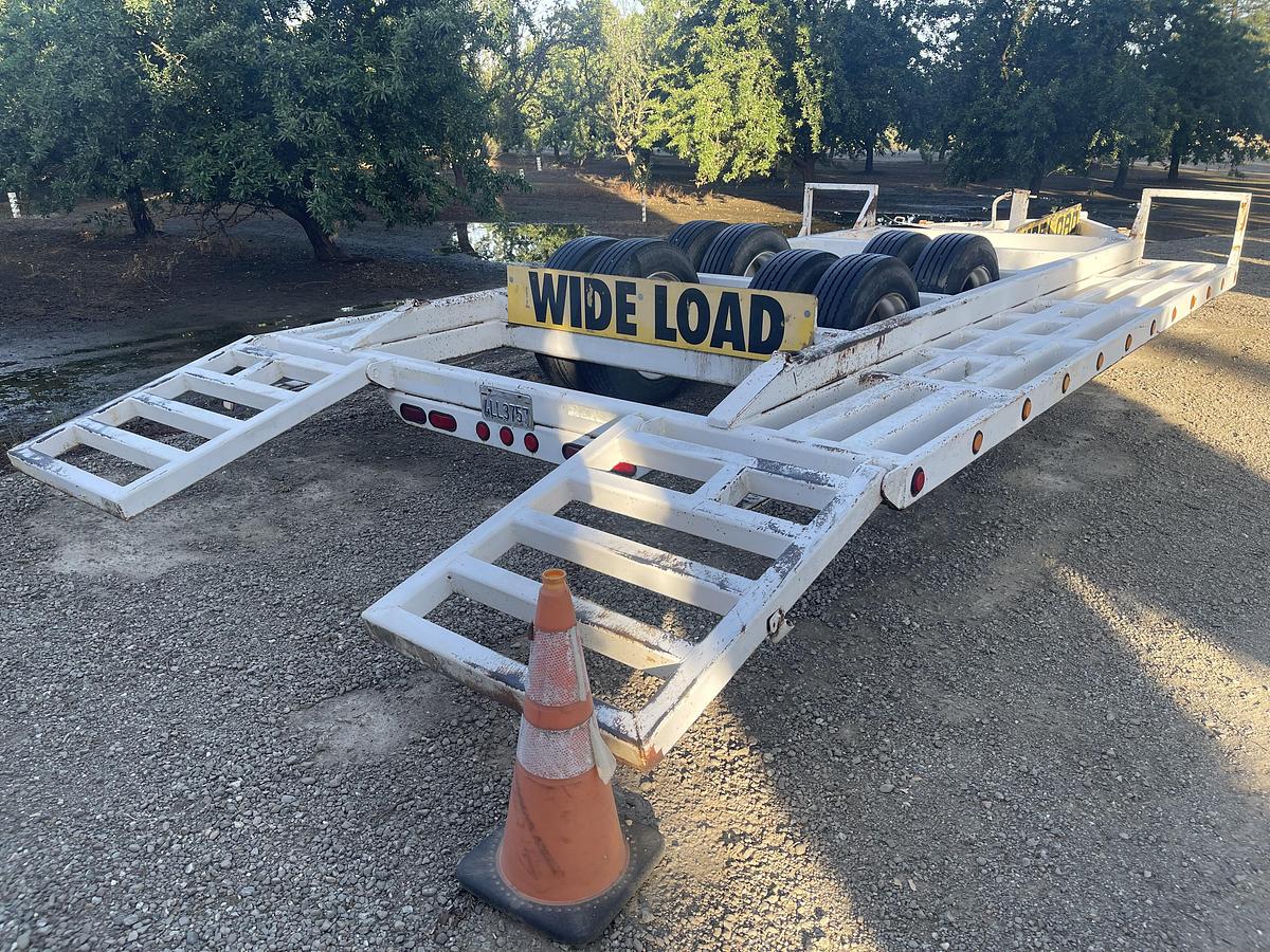 Used 2010 Heavy Duty AG Implement Trailer 20 Ton