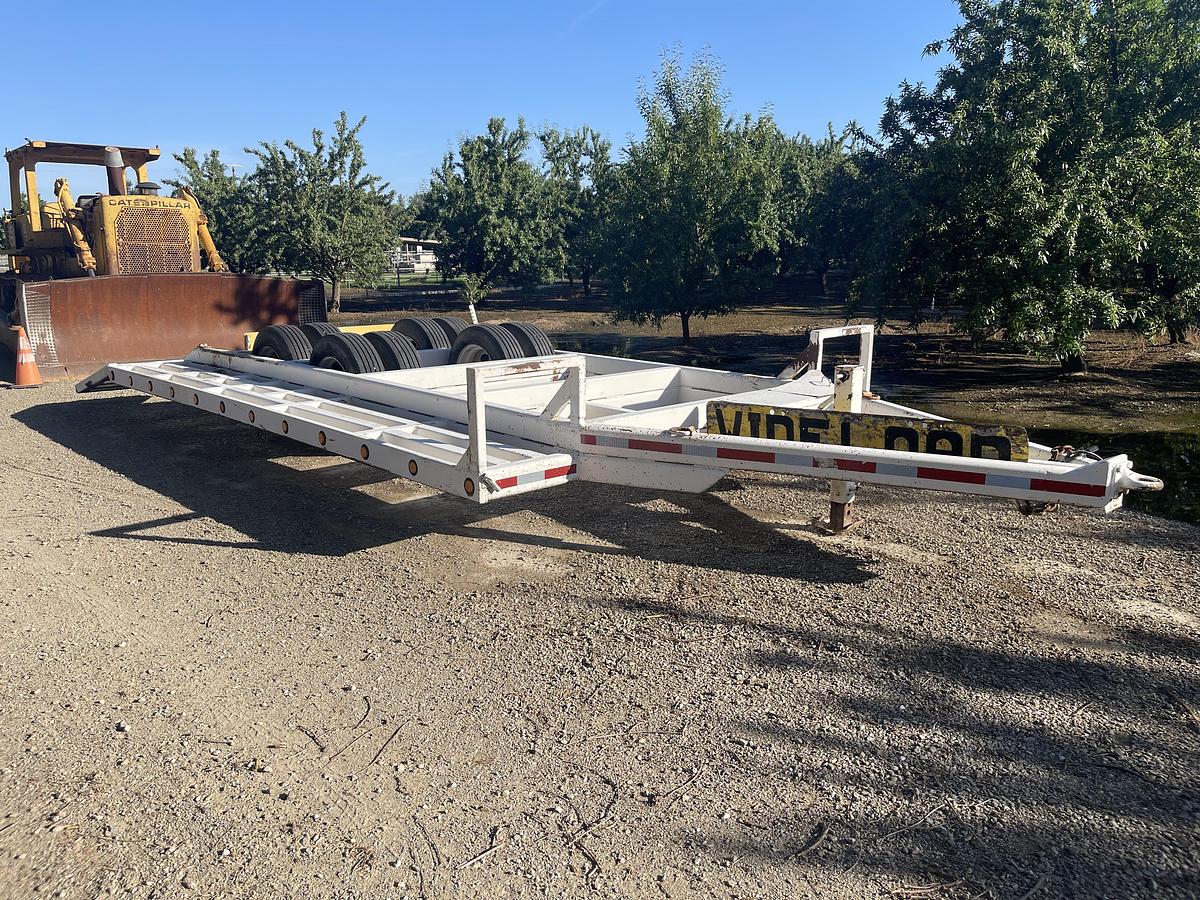 Used 2010 Heavy Duty AG Implement Trailer 20 Ton