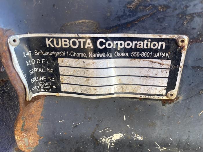 Used 2012 Kubota KX121-3ST