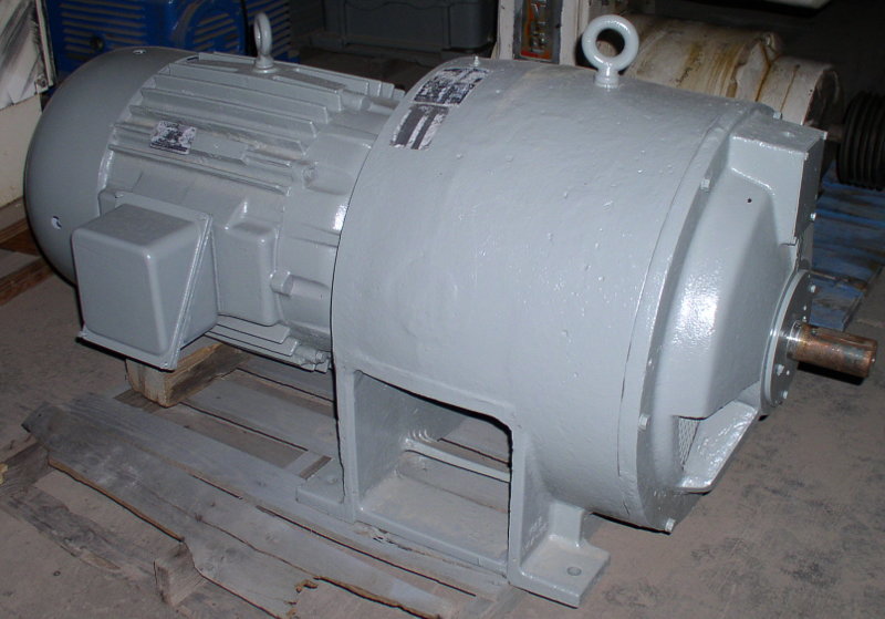Used 100 HP Delco/Niagara Eddy-Current Type Variable Speed Drive; 0-1185 RPM; 460 VAC/3/60