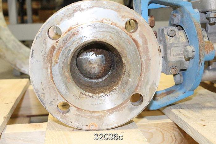 Used Neles Jamebsury 3" Control Ball Valve #32036