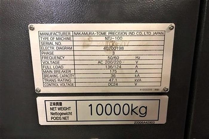Used 2016 Nakamura Tome NTJ-100