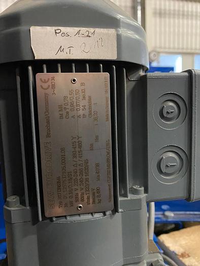 Gebraucht Rollenbahnkurve 90° mit Seitenführung Fördertechnik Kurve Rollen