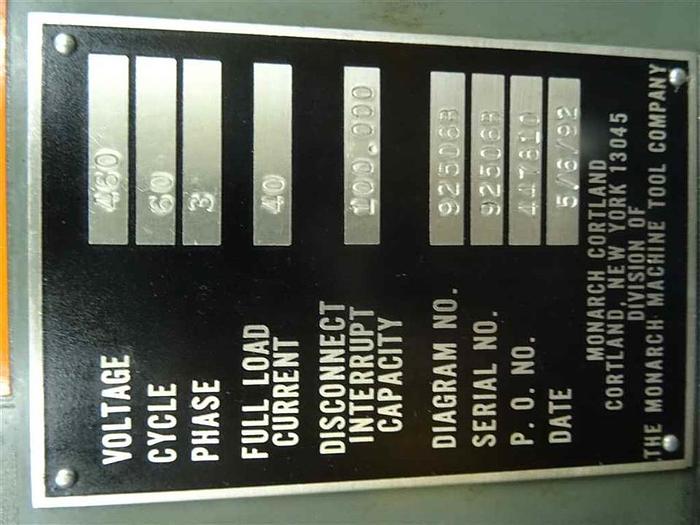 Used 1992 Monarch VMC150B