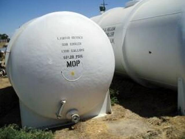 Used Tank, 1,300 Gallon, S/st, Lox, 60 PSI, Jkt, Horiz, Cryogenic #S733092