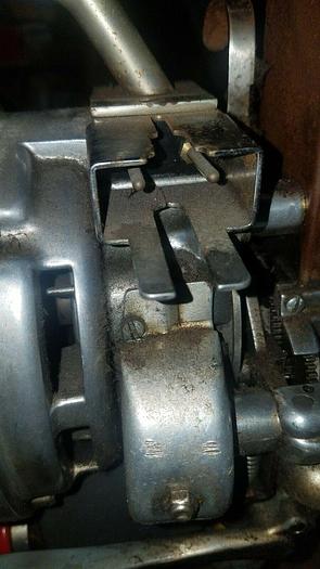 Used Maimin Powrcrest II Fabric Cutting Machine End Cutter Fabric Leather Scissors