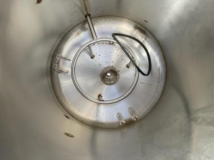 Used 200 Gallon Vertical Stainless Steel Tank