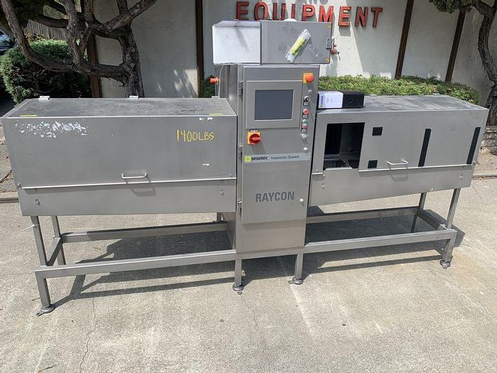 Used Detector, Metal, 5" x 10", X-Ray, Sesotec, Raycon 130/240, #S744090