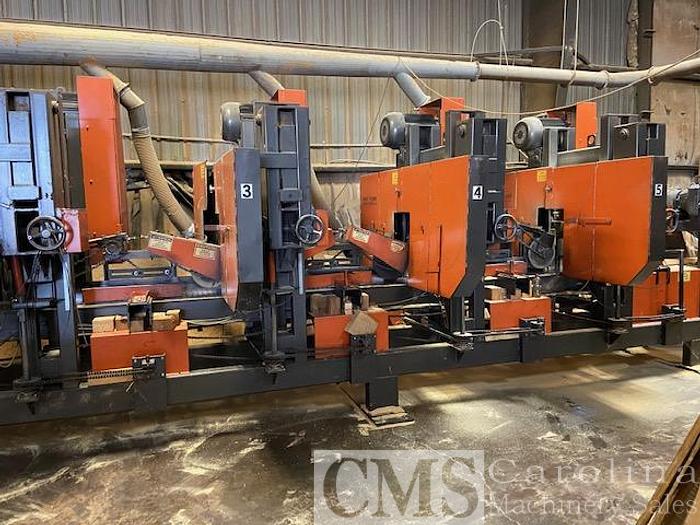 Used West Plains Resaw with Run Around, Deduster & Pendu Stacker