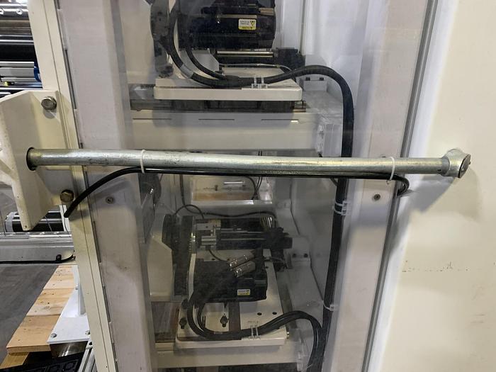 Used 18" WIDE WEBEX MODEL 1251 DUPLEX REWINDER W SIMCO ION BLOWER AND COGNEX CAMERA