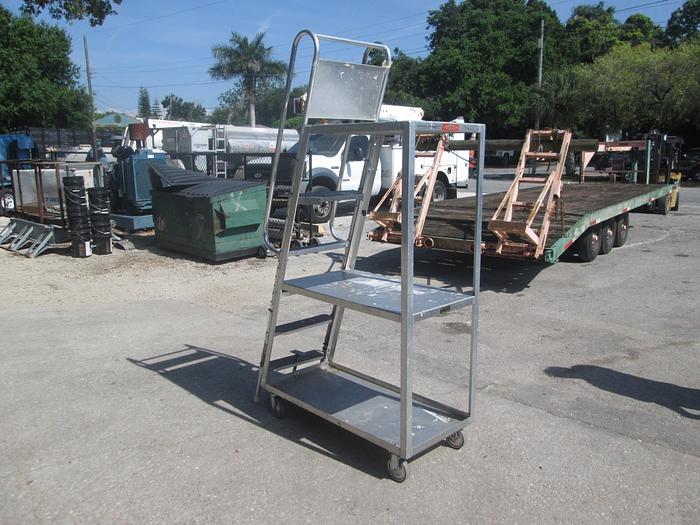 Used Rol-Away 5 Step Ladder Cart