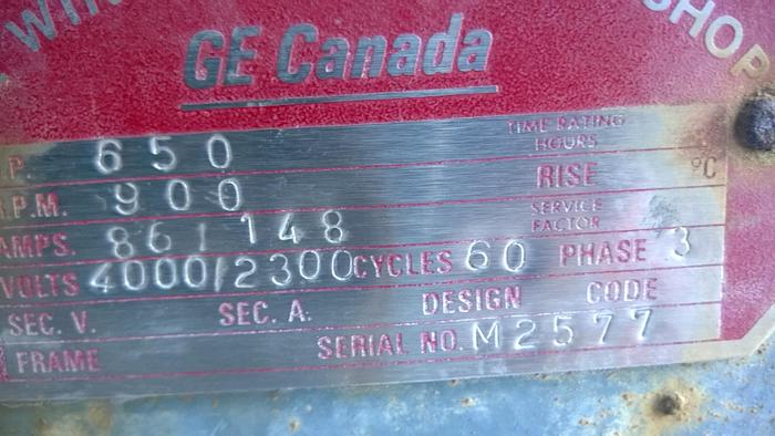 Used Mill, Ball, 9' X 12', Allis Chalmers, Wet Grind, 650 HP (2) #D741924