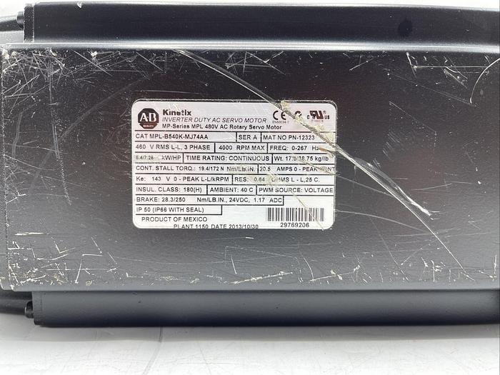 Allen Bradley MPL-B540K-MJ74AA Ser A