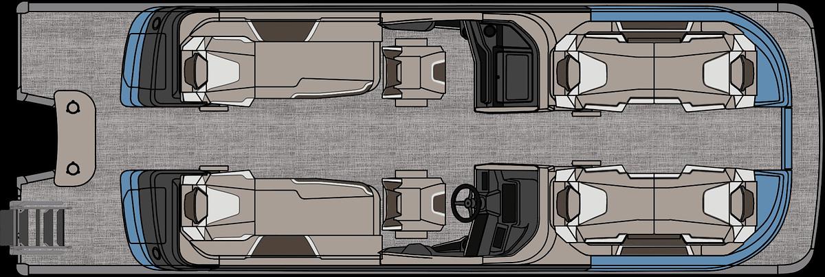 Avalon Excalibur Quad Lounge Windshield 25 FT