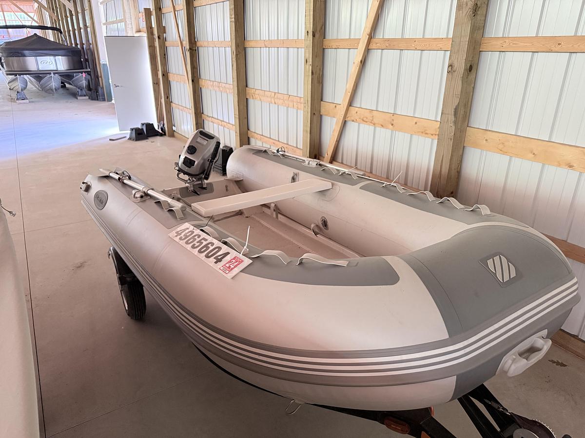 Used 2021 West Marine RIB-350 Fiberglass Double Floor Inflatable Boat