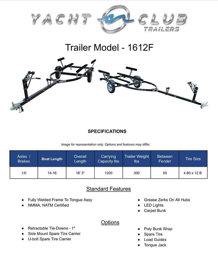 2025 Yacht Club 1612FG