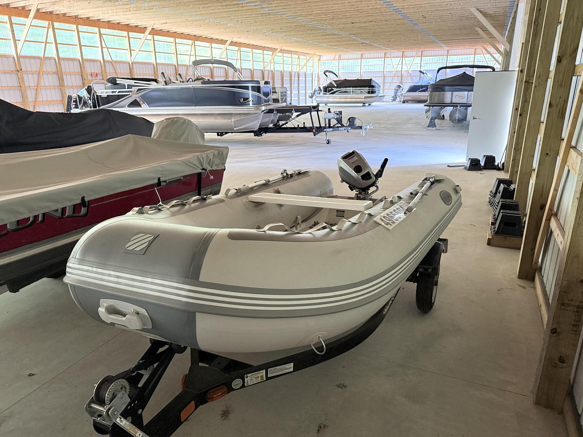 Used 2021 West Marine RIB-350 Fiberglass Double Floor Inflatable Boat