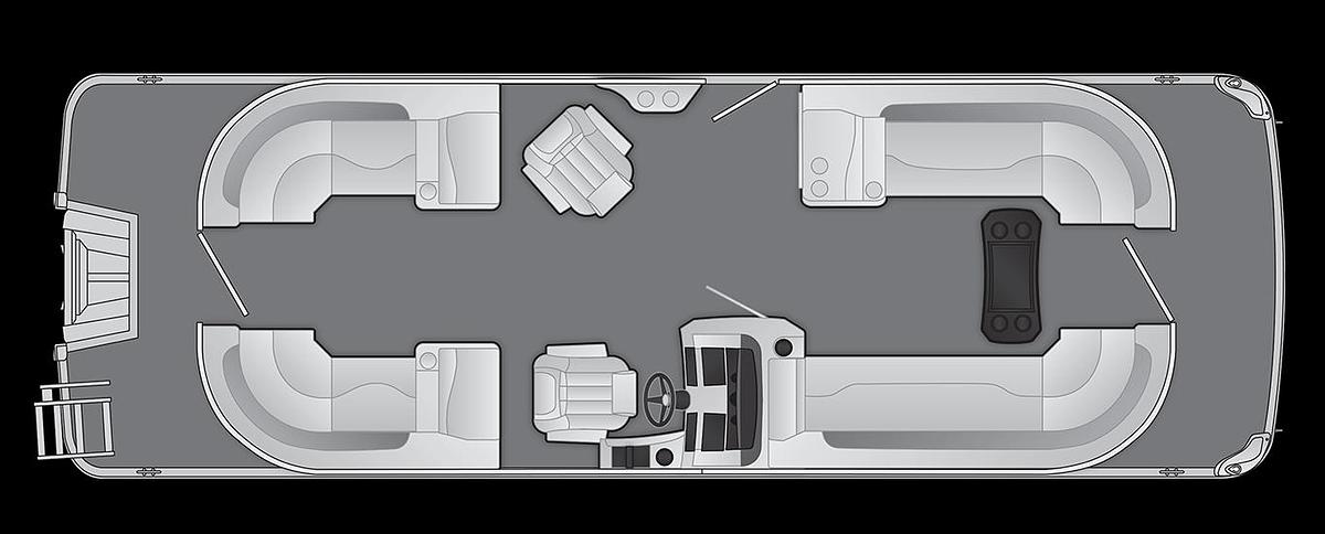25 L Stern Radius - Quad Bench