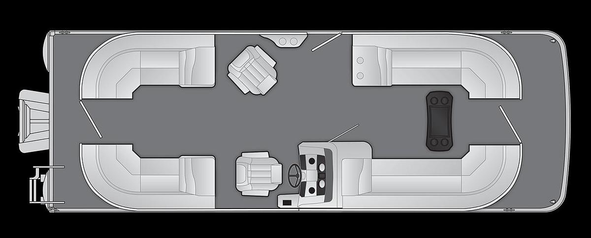 25 SX Stern Radius - Quad Bench