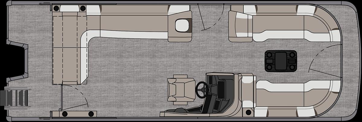 Avalon Excalibur LTD Cruise Rear Bench 25 FT