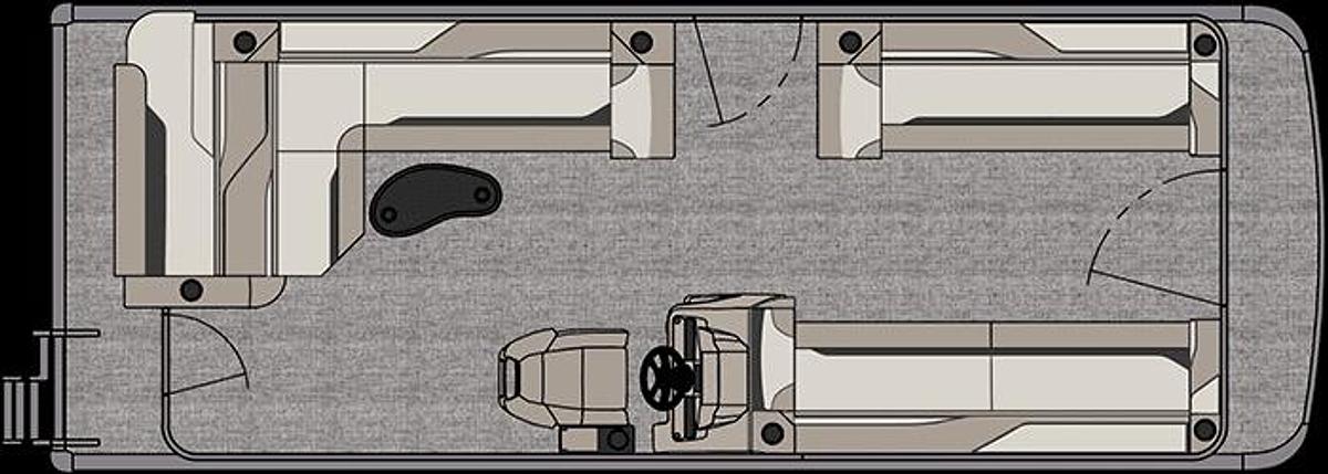 Avalon Venture Cruise Rear Bench 23 FT