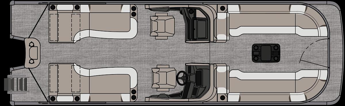 Avalon Excalibur LTD Quad Lounge Windshield 27 FT