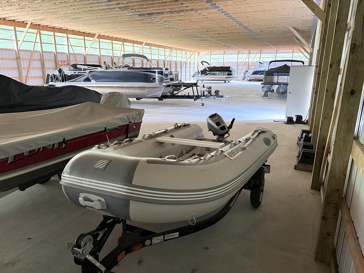 Used 2021 West Marine RIB-350 Fiberglass Double Floor Inflatable Boat