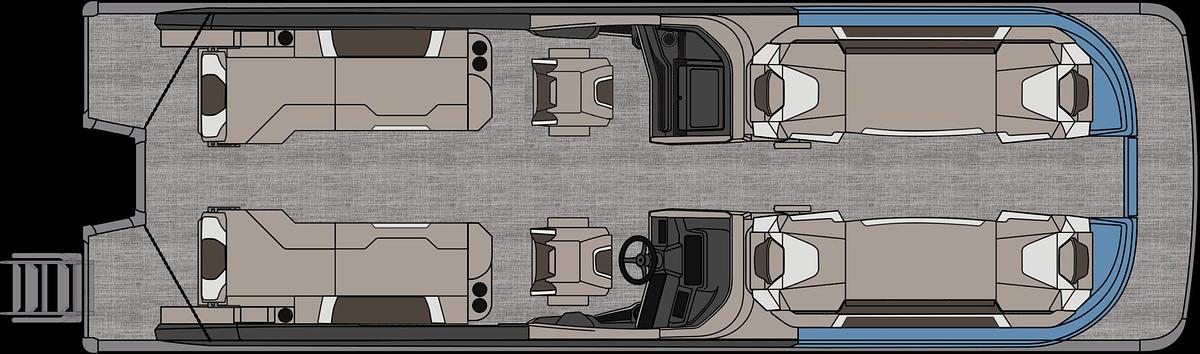 Avalon Excalibur Quad Lounge Shift Windshield 27 FT