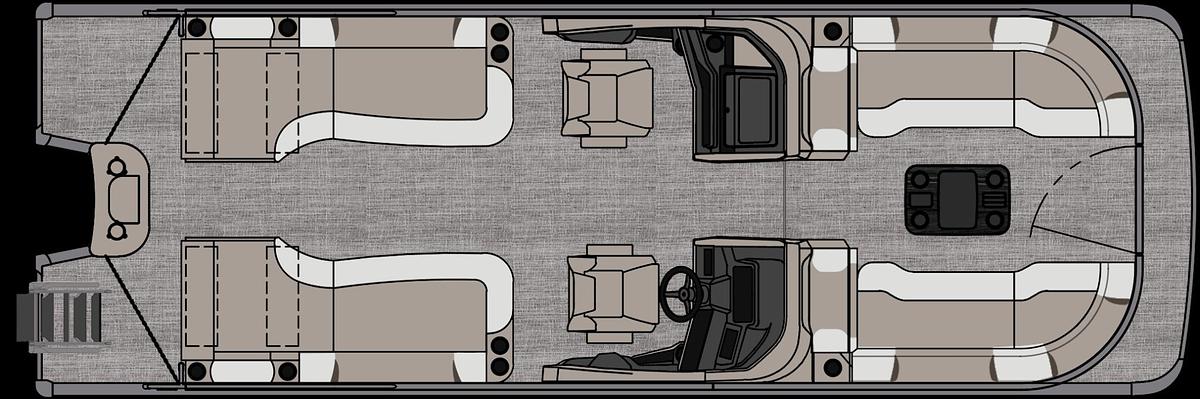Avalon Excalibur LTD Quad Lounge Windshield 25 FT