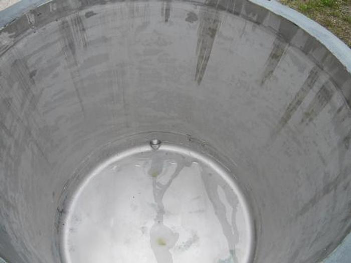 Used 1.5 m3 stainless steel tanks