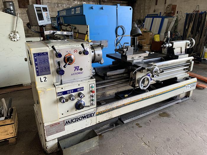 Used 20" X 60", MICROWEILY, TY-2060, TOOLROOM LATHE