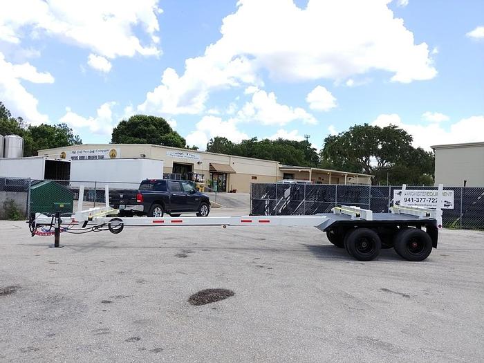 Used Reid PT15S 41000lb 60ft Extendable Pole Trailer - 14649