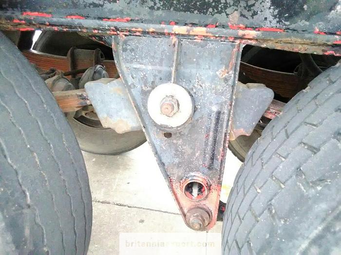 Used 1990 Listrailer two axle trailer with twist locks