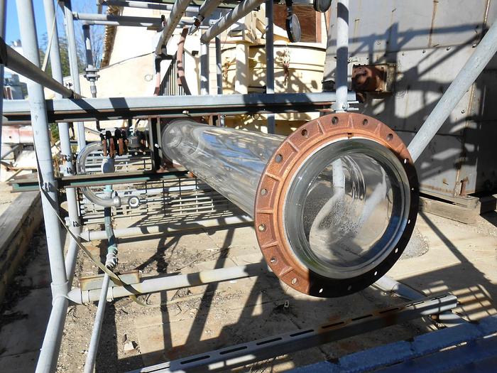 Used Heat Exchanger, Condenser, 6" x 34", QVF #S742160