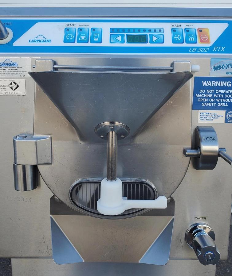 Used CARPIGIANI LB302 RTX-G Ice Cream Gelato BATCH FREEZER 15 Quarts VERY NICE UNIT