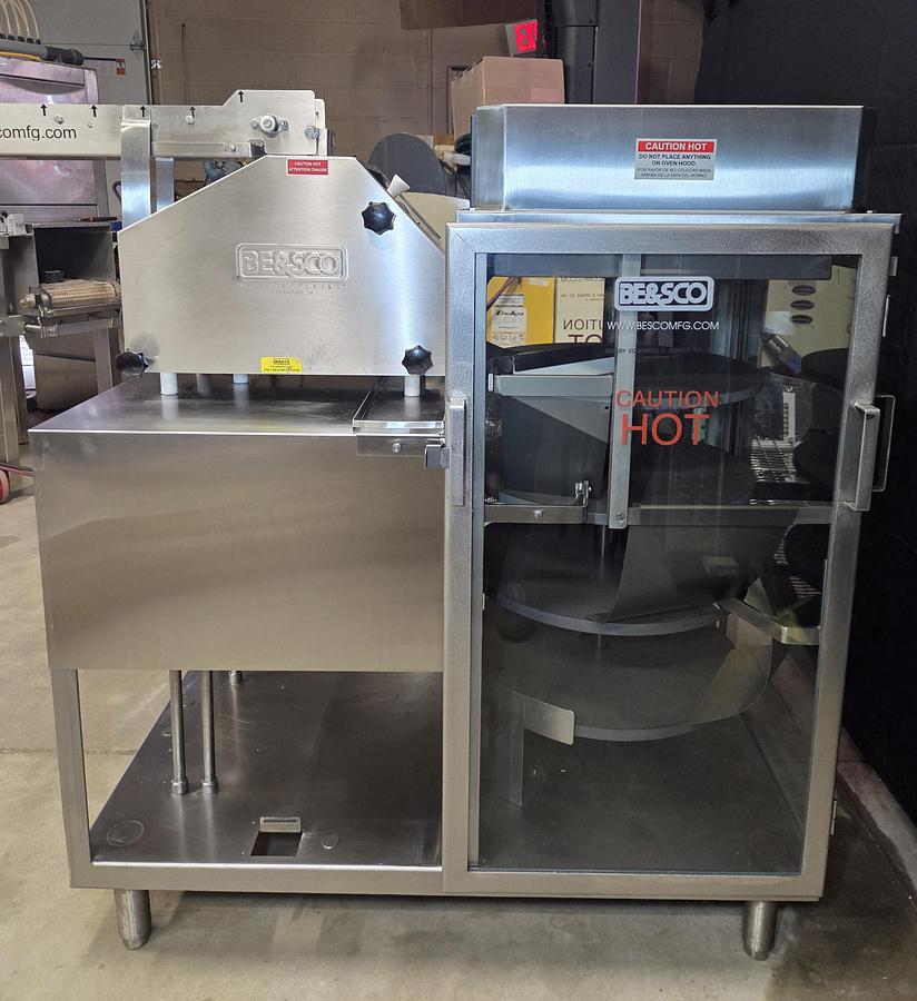 Used BE&SCO BETA 900 E Electric Tortilla Press and Oven Combo