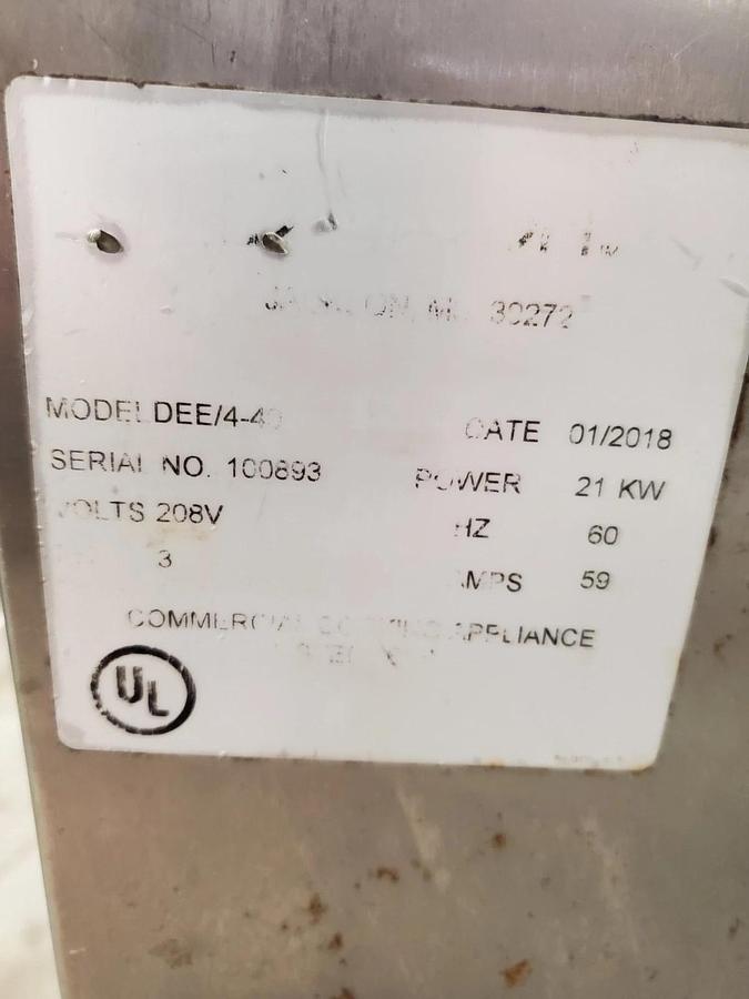 Used GROEN DEE/4-40 Jacketed Steam Kettle 40 Gallons