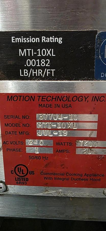 Used AUTOFRY MTI-10XL Fryer