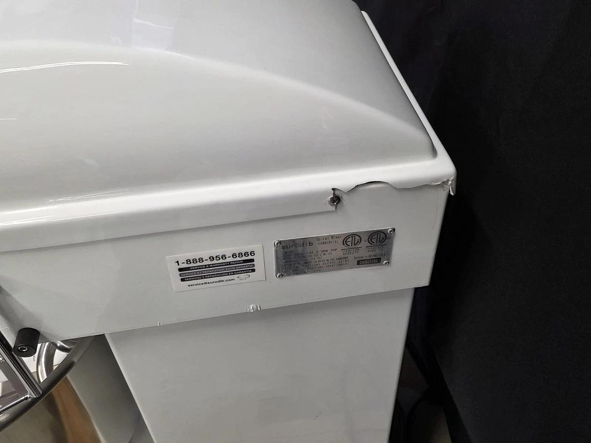 EURODIB LM-50 50 qt Spiral Dough Mixer ETL >Scratch and Dent Unit<