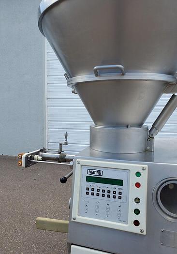 Used Reiser VEMAG HP10S Double Screw Vacuum Sausage Stuffer Extruder